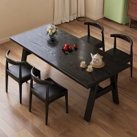 实木书桌客厅大长桌莫比恩工作台书房沙发后长条桌书法阅读学习桌