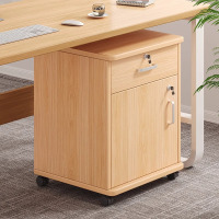 床头柜带锁简约现代家用卧室木质床边抽屉柜收纳移动置物储物柜子