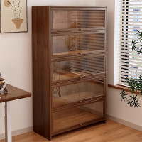博古架茶柜置物架茶具收纳客厅展示柜中式多宝阁一体防尘书柜