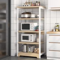 厨房置物架落地多层多功能夹缝收纳架放锅具微波炉架子家用储物架