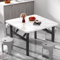 折叠桌简易家用小方桌饭桌出租屋正方形餐桌地摊矮桌摆摊折叠桌子