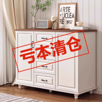 电视柜美式卧室客厅家用收纳储物柜木质现代简约靠墙斗柜储物柜子