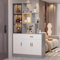 鞋柜家用门口入户玄关柜一体隔断网红2022新款大容量收纳柜子