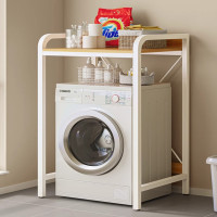 卫生间置物架洗衣机浴室厕所收纳架子滚筒翻盖上开阳台落地储物架