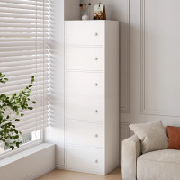 柜子储物柜立柜杂物柜客厅靠墙家用阳台落地柜小置物五斗柜收纳柜
