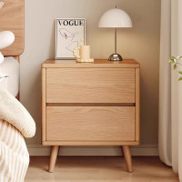 实木床头柜卧室家用现代简约窄小型置物柜储物收纳柜子加高床边柜