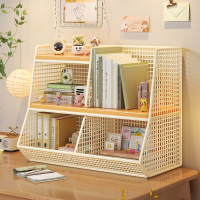 书架桌面置物架儿童绘本架学生书本收纳层架家庭阅读区布置图书柜子