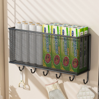 冰箱磁吸置物架侧收纳厨房整理收纳筐调料品保鲜膜保鲜袋收纳神器