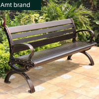 公园椅户外铸铝桌椅板凳花园景区广场社区休息靠背椅铁休闲板凳
