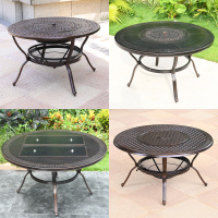 户外烧烤桌椅家用韩式无烟电烤炉商用木炭烧烤架火盆庭院烤火炉子