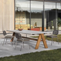 户外桌椅庭院花园酒店别墅休闲藤椅设计师民宿软装度假家具沙发