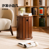 沙发小边几客厅茶几实木凳子家用可叠放收纳凳四合一矮圆凳叠叠乐