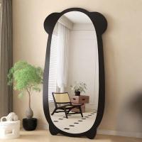 穿衣镜入户ins风全身镜贴墙试衣镜女生卧室落地镜家用高级感镜子