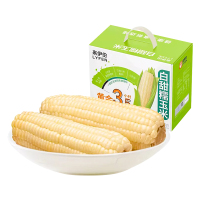 来伊份白甜糯玉米6根装整箱真空包装