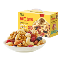 来伊份天天坚果小黄袋750g礼盒装