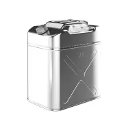 鸿启纳 不锈钢汽油桶(铝合金盖) HQN-YT03[201]升级加厚 方形 30升 (单位:个)