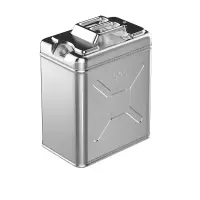 鸿启纳 不锈钢汽油桶(铝合金盖) HQN-YT05[201]升级加厚 方形 60升 (单位:个)