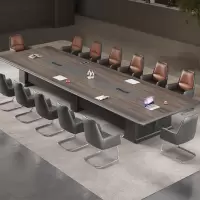 烤漆会议桌椅组合长条桌洽谈接待简约现代会议室