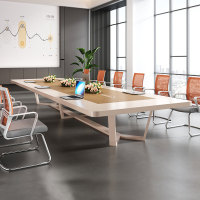 会议桌长桌现代办公桌会议室长方形条桌洽谈培训桌
