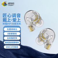 疯的鸟入耳式动圈有线耳机MMCX可换线3.5mm接口