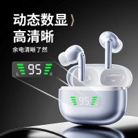 爱国者（aigo）半入耳式触控运动游戏跑步耳机手机电脑适用 学【ANC主动降噪-智能数显】TQ17