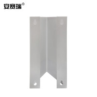 安赛瑞 亚克力V型标识（女洗手间）立体亚克力卫生间标牌 厕所标志牌 WC标示牌 16×23cm 10992