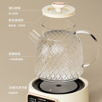 志高（CHIGO）BG-02 全玻璃养生壶1L花茶壶保温一体全自动恒温电热水壶围炉煮茶0胶水可炖煮