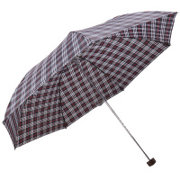 天堂伞 三折雨伞 晴雨伞男女商务伞57cm*7骨 339格1283 兰藏青