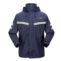 天堂伞 雨衣雨裤分体套装电动车电瓶车 摩托车前后侧面夜光条男女款双层雨披 春亚纺