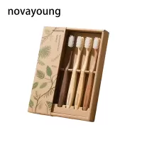novayoungN1023纤柔软毛宽头牙刷4支装