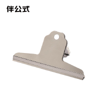伴公式B1160100mm山形金属夹4个/袋