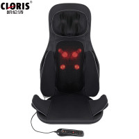 德国品牌 凯伦诗 按摩垫 按摩椅垫S308 腰部肩部背部按摩器 电动按摩坐垫 按摩椅垫 汽车座椅垫 黑色