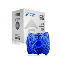 维斯科 VasF-C6-56BL 0.56mm线径 六类4对非屏蔽网线 305.00米/箱(计价单位:箱)蓝色