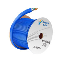 维斯科 Vas-C6-58BL 0.58mm线径 超六类4对非屏蔽网线 305.00米/卷(计价单位:卷)蓝色