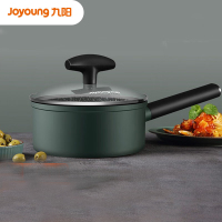 九阳（Joyoung）小奶锅宝宝辅食锅婴儿童蒸锅家用不粘锅1人小锅磁炉通用不带蒸屉绿色CF-TLB1863D