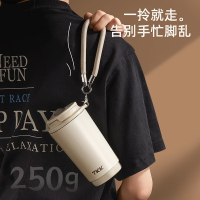 TKK-2043咖啡杯保温杯外带便携陶瓷覆层内胆400ML