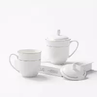 誉雀 T50 金边会议杯 茶杯 (计价单位:个)白色