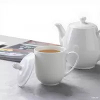 誉雀 T70 白瓷会议杯 茶杯 (计价单位:个)白色