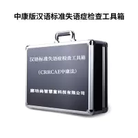 尚智慧童SZHT-ZK01 中康汉语标准失语症评估工具箱CRRCAE心理减压玩具