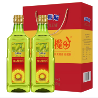 贝蒂斯 橄榄葵花植物调和油礼盒 600ml*2
