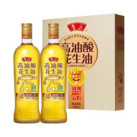 鲁花 高油酸花生油礼盒 750ml*2瓶