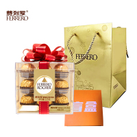 费列罗榛果威化巧克力18粒方形礼盒装 盲盒组合