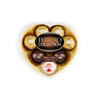 费列罗臻品巧克力制品糖果礼盒 8粒心型装