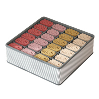 哲计 蜂窝一格一物 收纳盒2件套（320*320*110mm）Z-SN0203A