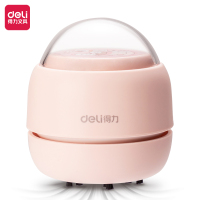 得力18891桌面清洁器迷你键盘除尘 橡皮屑清洁器学生用品(浅红)(盒)