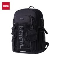 得力BB206运动休闲系列初高中书包(黑)(个)