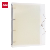 得力JX201简系_PP4孔夹(透明)(个）