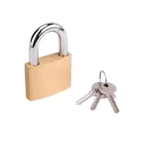 地造天成 SJ4400 40mm*20mm 单通开便捷挂锁 (计价单位:个) 黄色