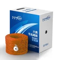 讯博士JDDWSLH1200六类非屏蔽低烟无卤 网线 105米/箱 (计价单位:箱) 橙色