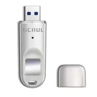 杰储(GCHUL) UP1200 64G USB3.0 指纹加密U盘 (计价单位:个) 银色
